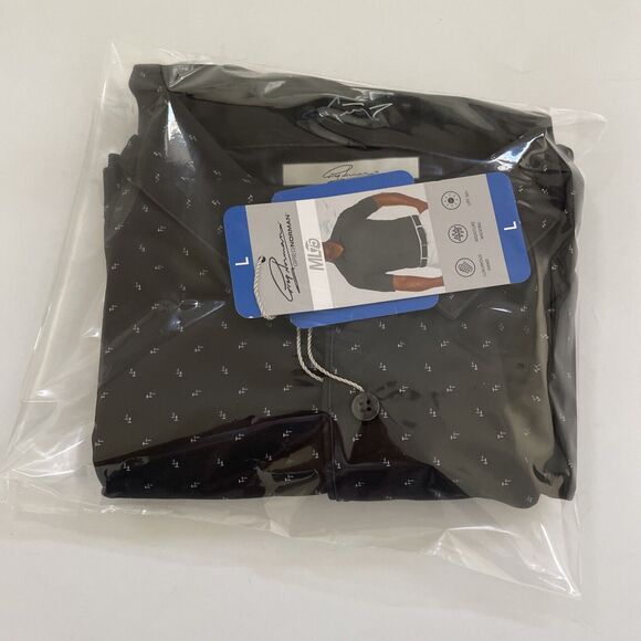 Greg Norman‎ Shirt Mens Large Blue 3 Button ML75 Play Dry Cooling Golf Polo - Picture 8 of 8